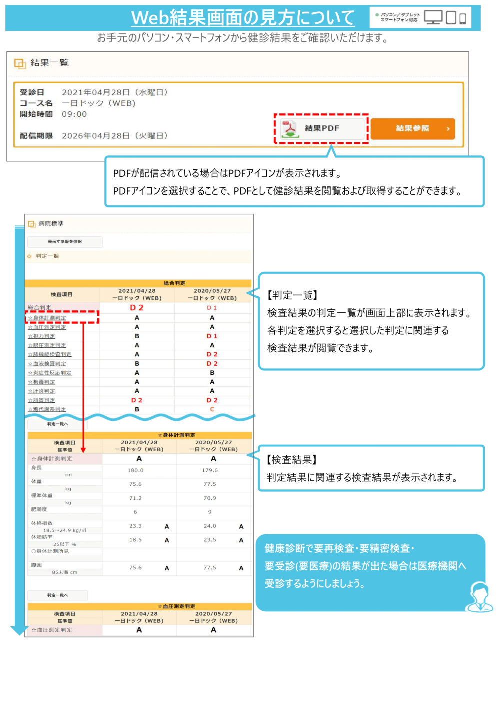 WEB結果サンプル